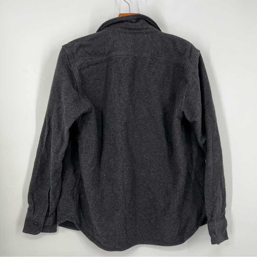 Everlane Men’s Charcoal Grey The Heavyweight Overshirt Flannel Uniform - Picture 7 of 9